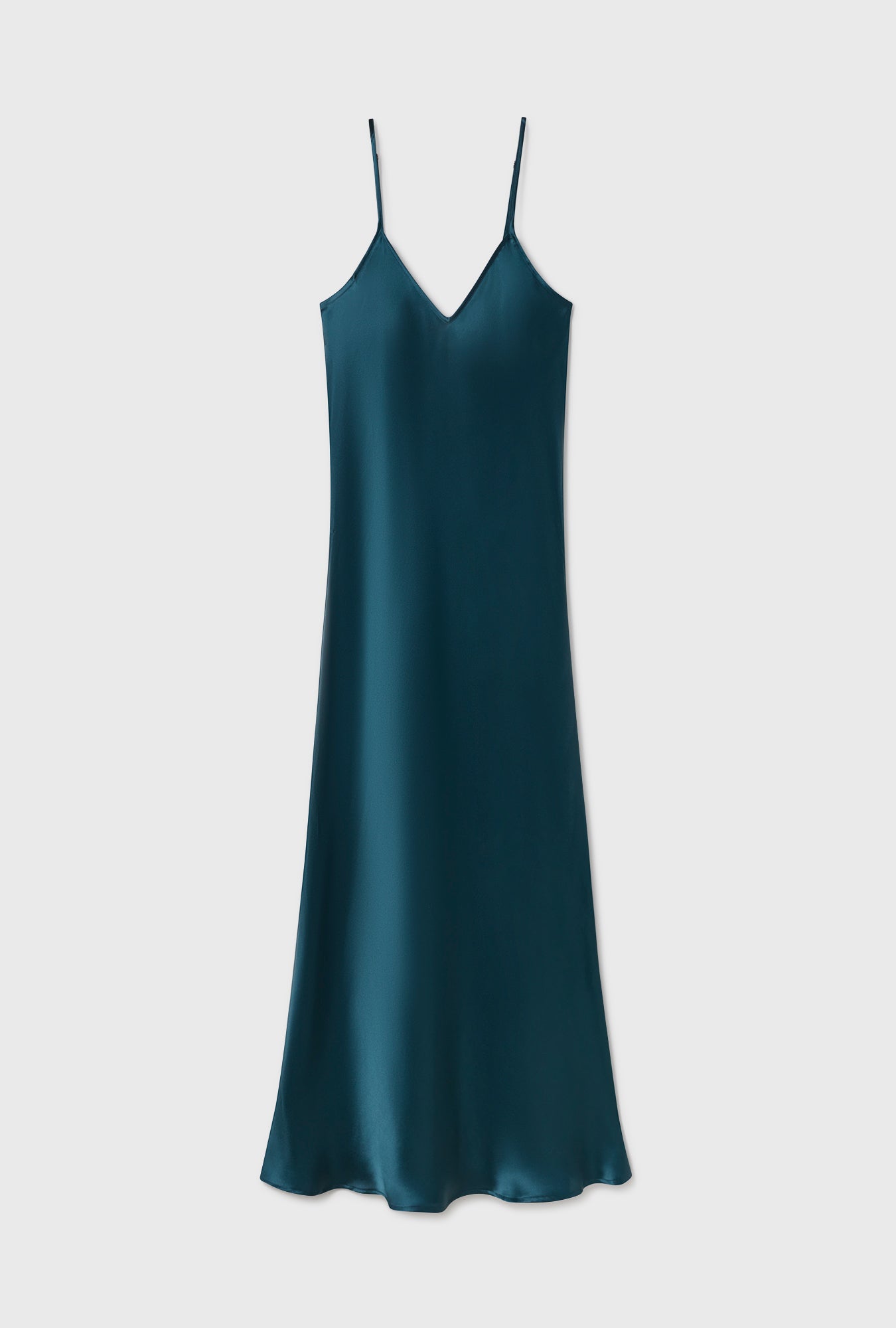 90S SLIP DRESS TEAL