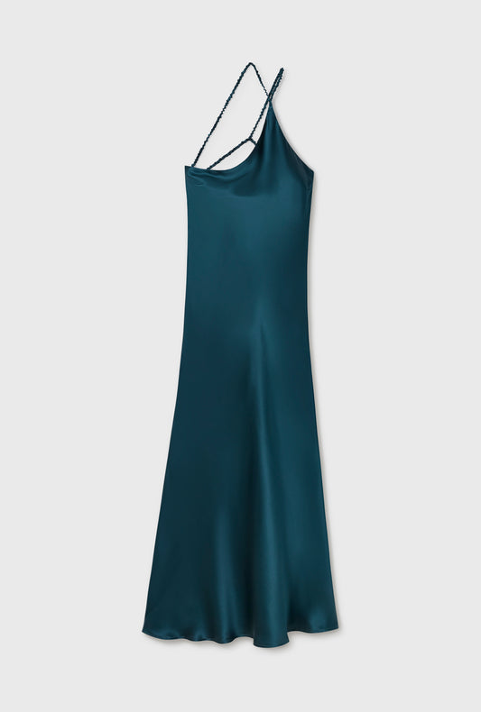 SLOPE DRESS TEAL