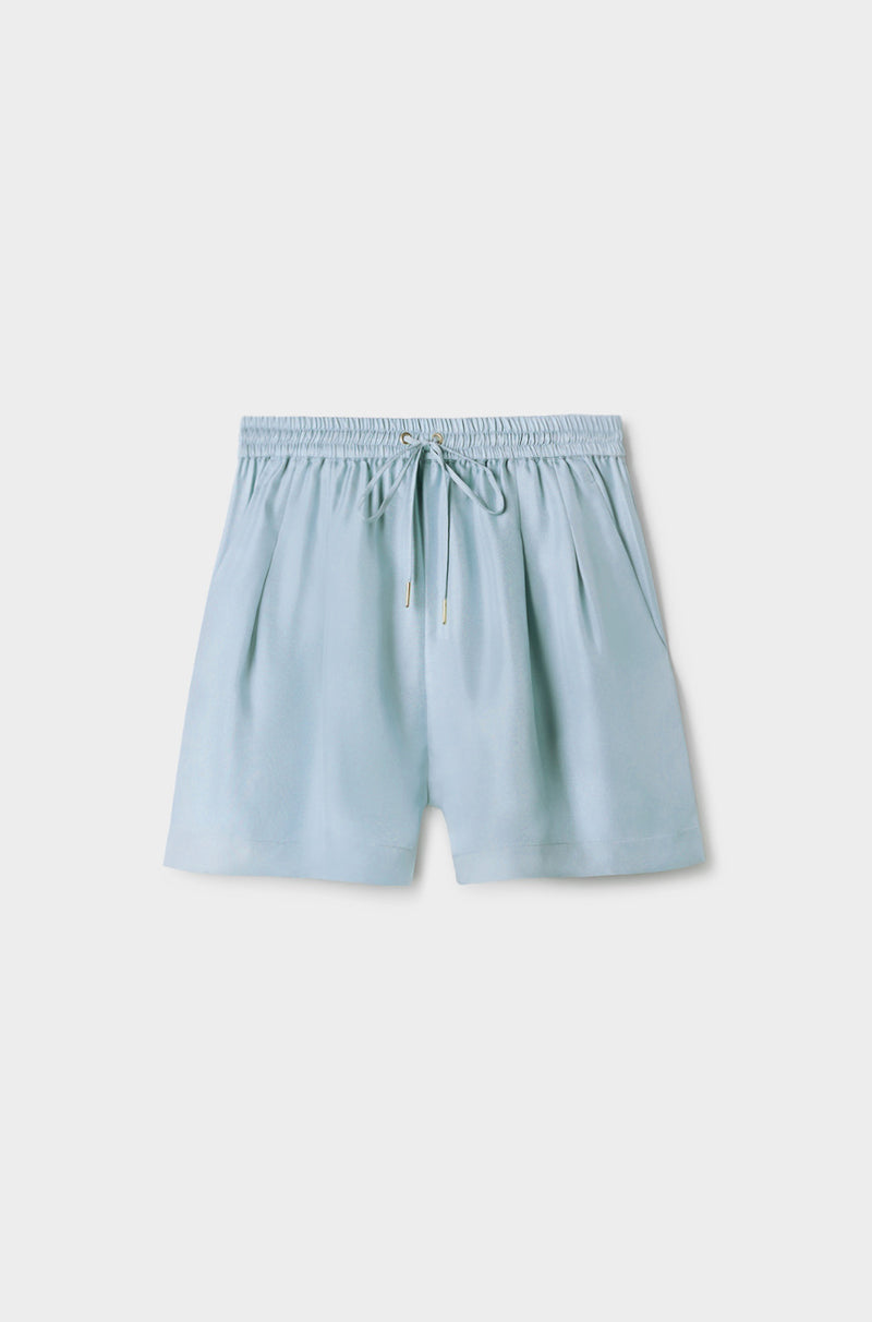 TWILL SLOUCH SHORTS SKY