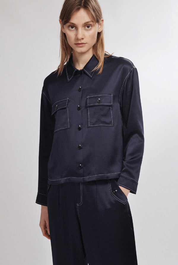 JACKET SHIRT NAVY