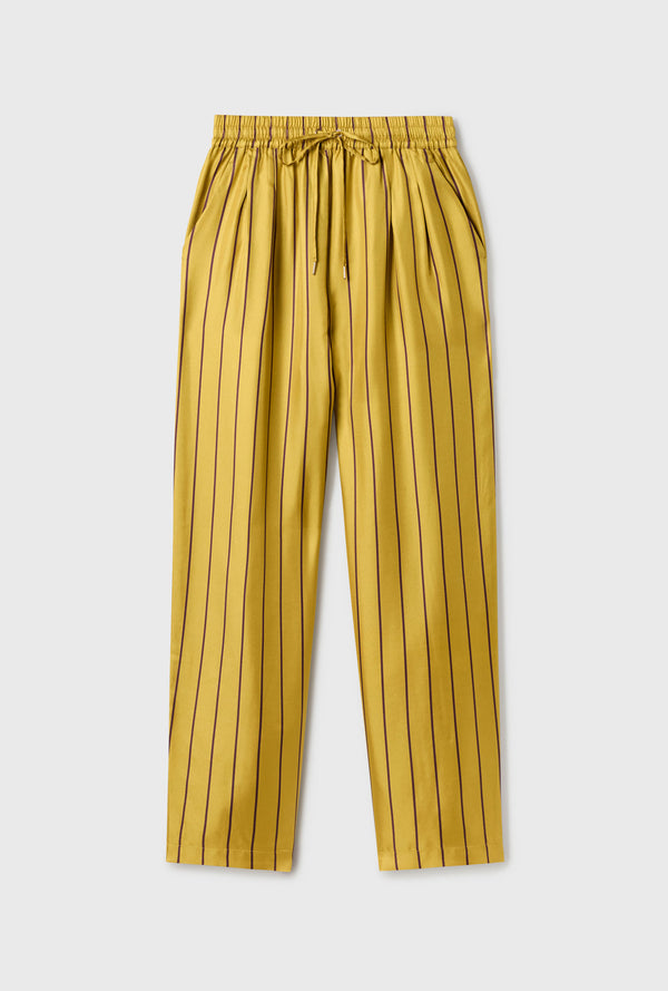 TWILL SLOUCH PANTS DANDELION STRIPE