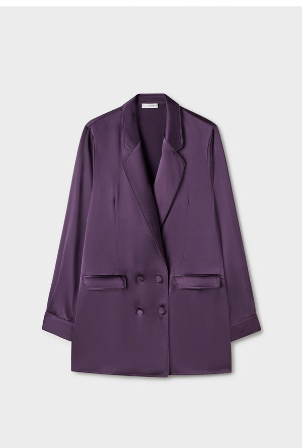 RELAXED BLAZER BLACKBERRY