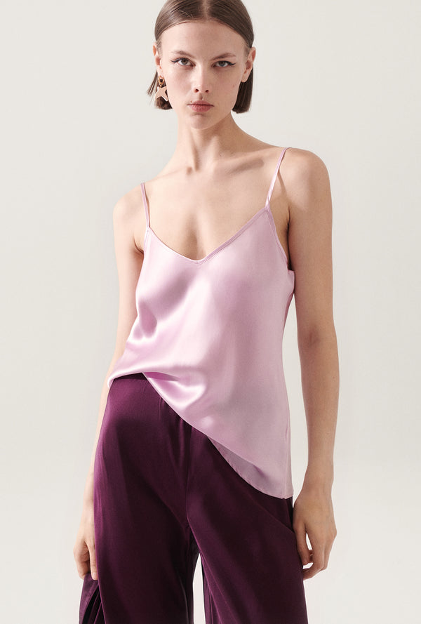 BIAS CUT CAMI LILAC