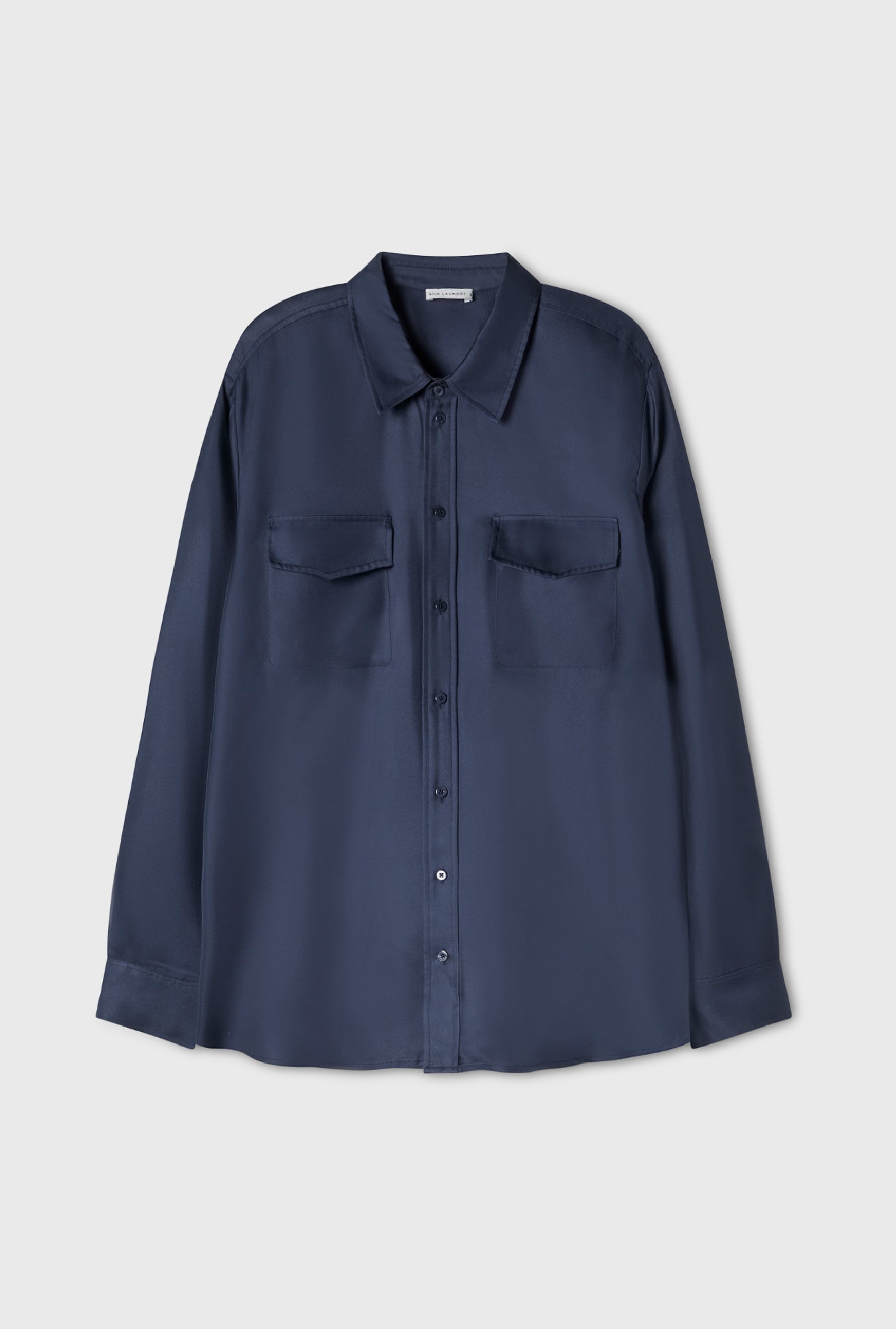 TWILL BOYFRIEND SHIRT MIDNIGHT