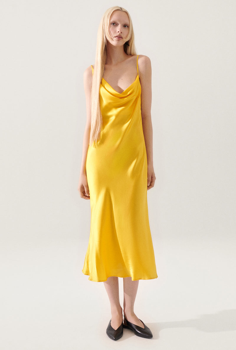 CARRIE DRESS MARIGOLD