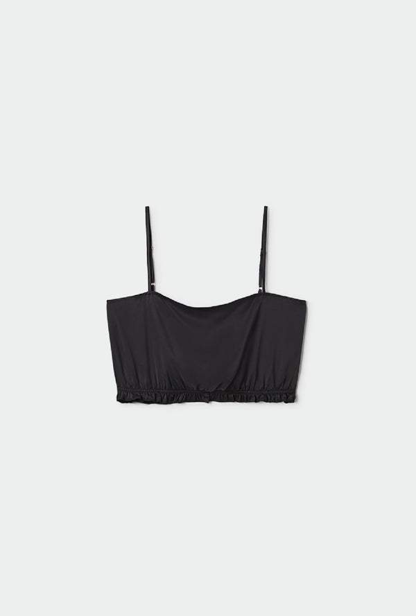 CROPPED CAMI BLACK